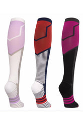 Athletic Compression Socks for Men & Women (Pack of 3) - Zokni