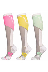 Athletic High-Performance Compression Socks for Men & Women (Pack of 3) - Zokni