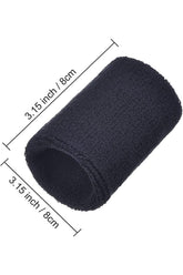 Zokni ShadowGrip Sweatbands – Black Edition, 6-Pack