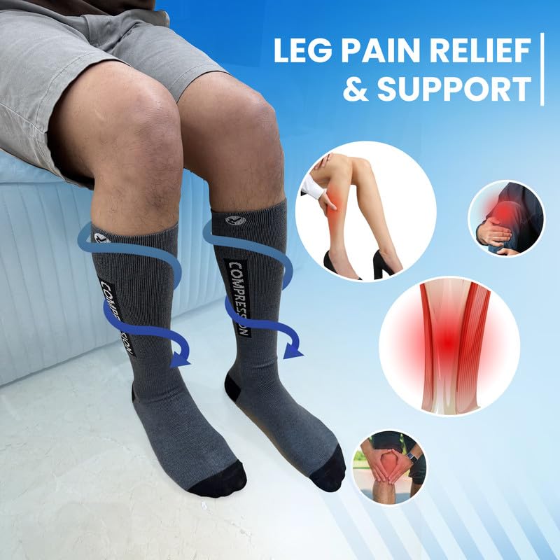 Unisex Compression Socks for Swelling, Varicose Veins – BOGO - Zokni