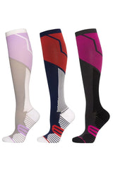 Athletic Compression Socks for Men & Women (Pack of 3) - Zokni