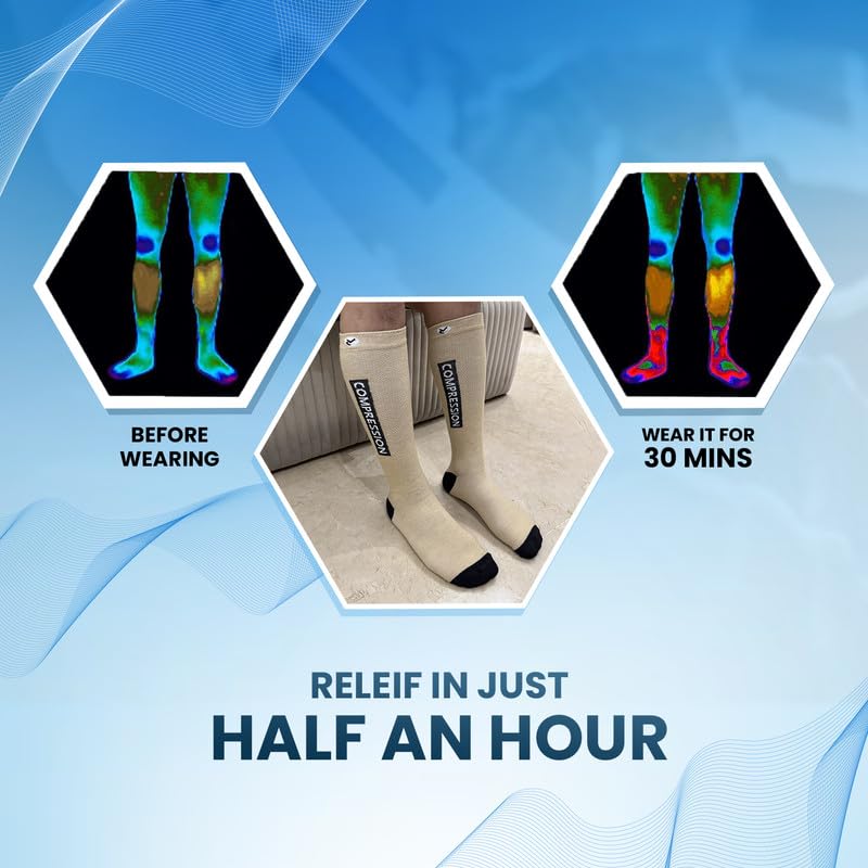 Boost Blood Flow – Unisex Compression Socks Buy 1 Get 1 Free - Zokni