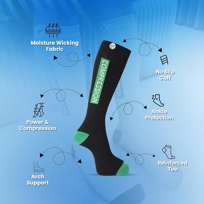 Premium Compression Socks for Pain Relief – Limited BOGO Deal - Zokni