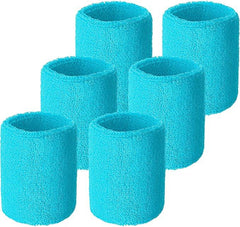 Zokni ChillBand Pro Sweatbands – Aqua Series, 6-Pack Essentials- Zokni