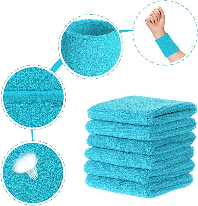 Zokni ChillBand Pro Sweatbands – Aqua Series, 6-Pack Essentials- Zokni