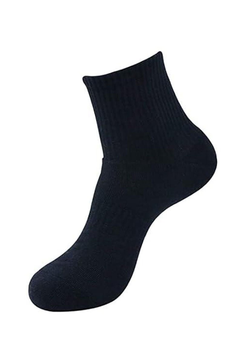 ZOKNI Men’s High Ankle Cushion Sports Socks – 3 Pairs, Free Size & Soft Cotton
